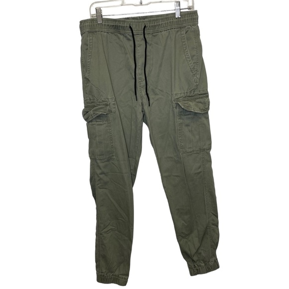 Aeropostale twill cargo jogger olive green mens medium - Picture 3 of 8